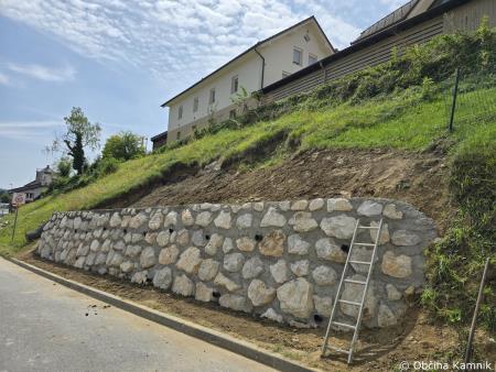 Sanacija plazu nad lokalno cesto Zg. Stranje – Zagorica (2)